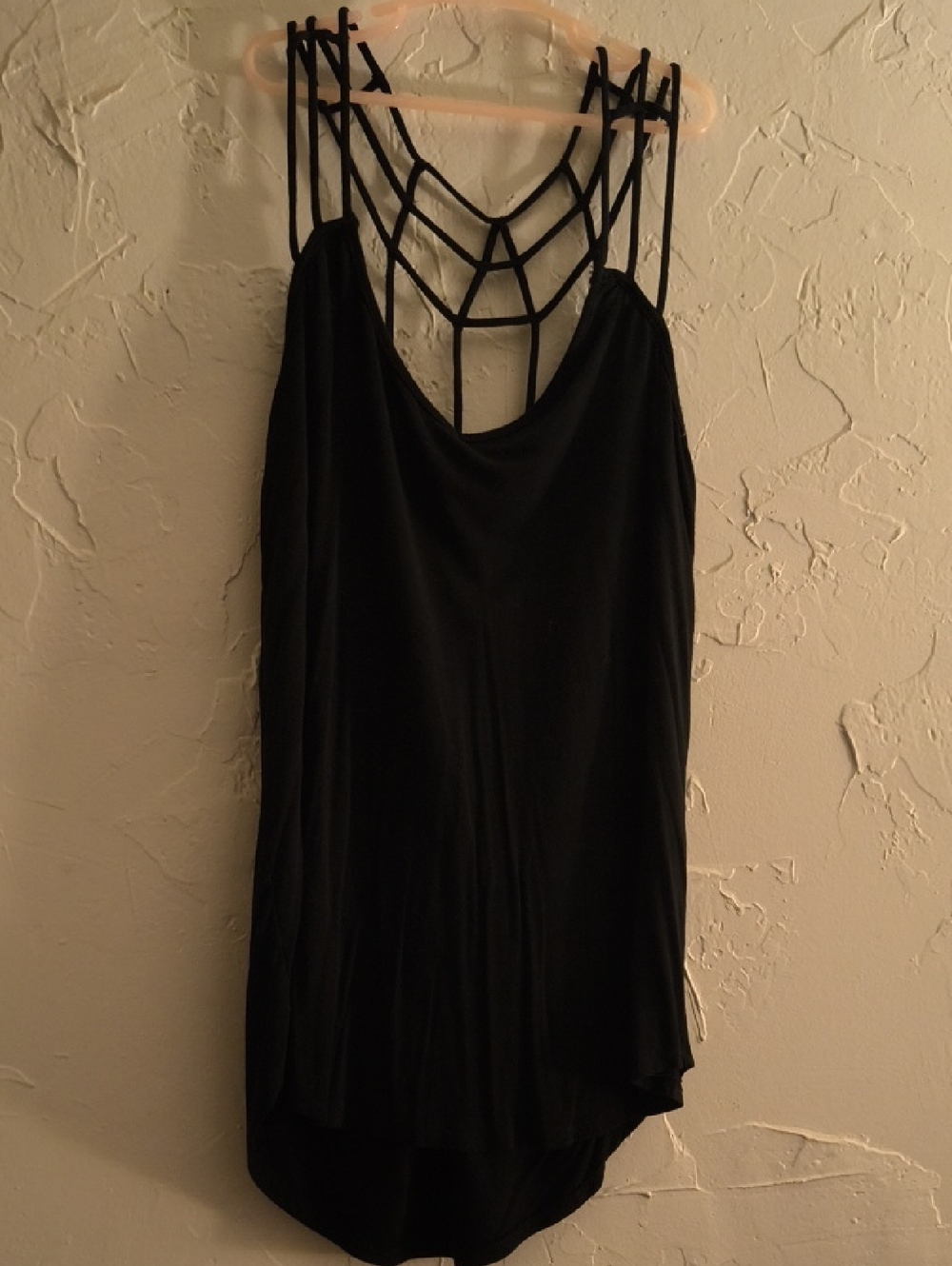 BKE Black Strappy Back Sleeveless Tank Top